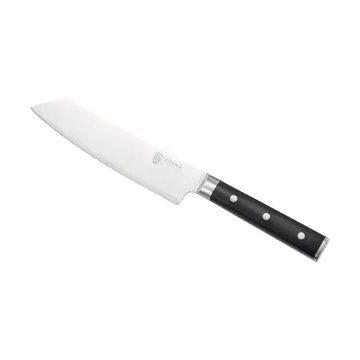 Cuchillo kiritsuke Asama  - Acero inoxidable, negro, 33 cm - Dorre
