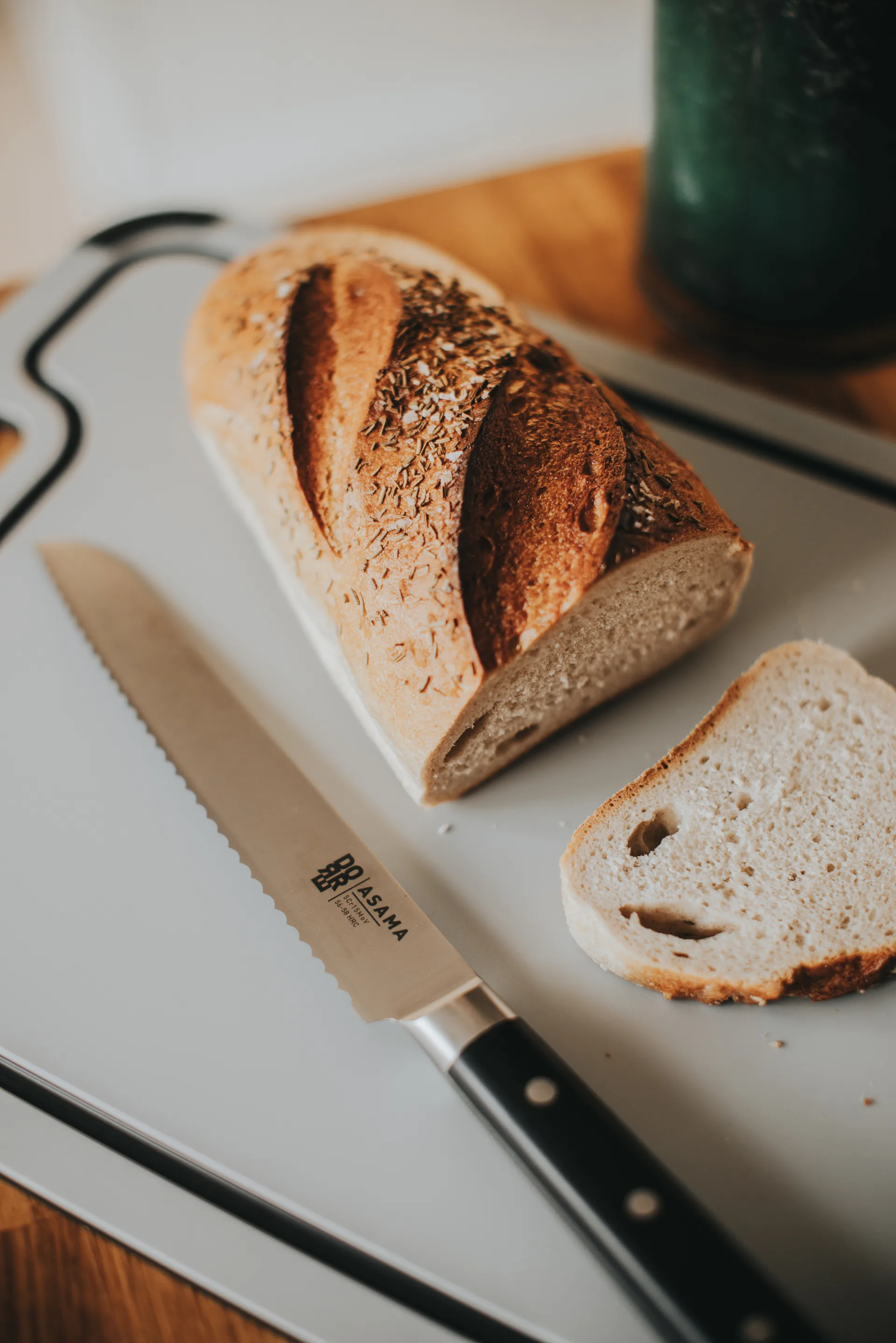 Cuchillo para pan Asama 20 cm, Acero inoxidable Dorre