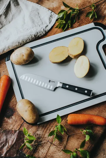 Cuchillo Santoku Asama 13 cm - Tirador negro - Dorre