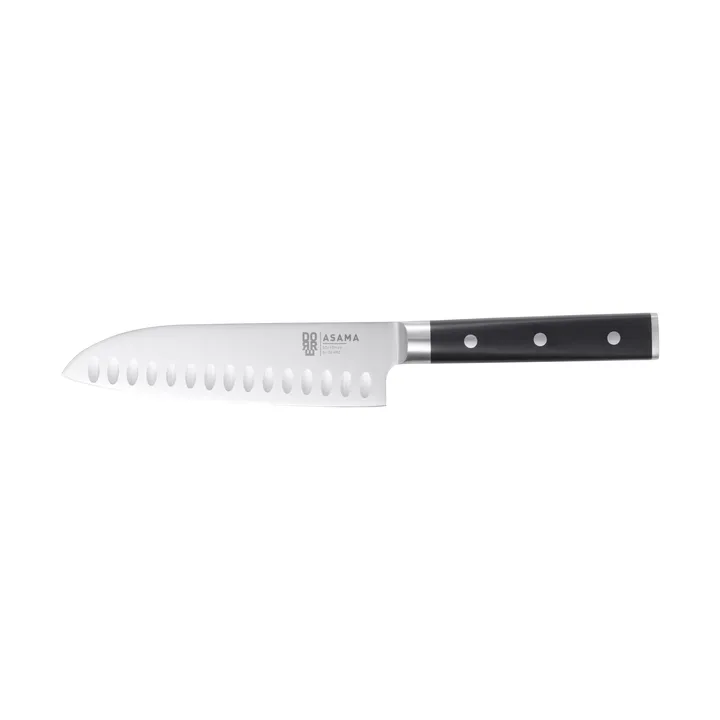 Cuchillo Santoku Asama 18 cm - Acero inoxidable - Dorre