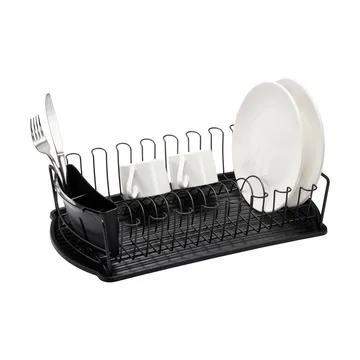 Escurridor de platos Disa 28x48 cm - Negro - Dorre