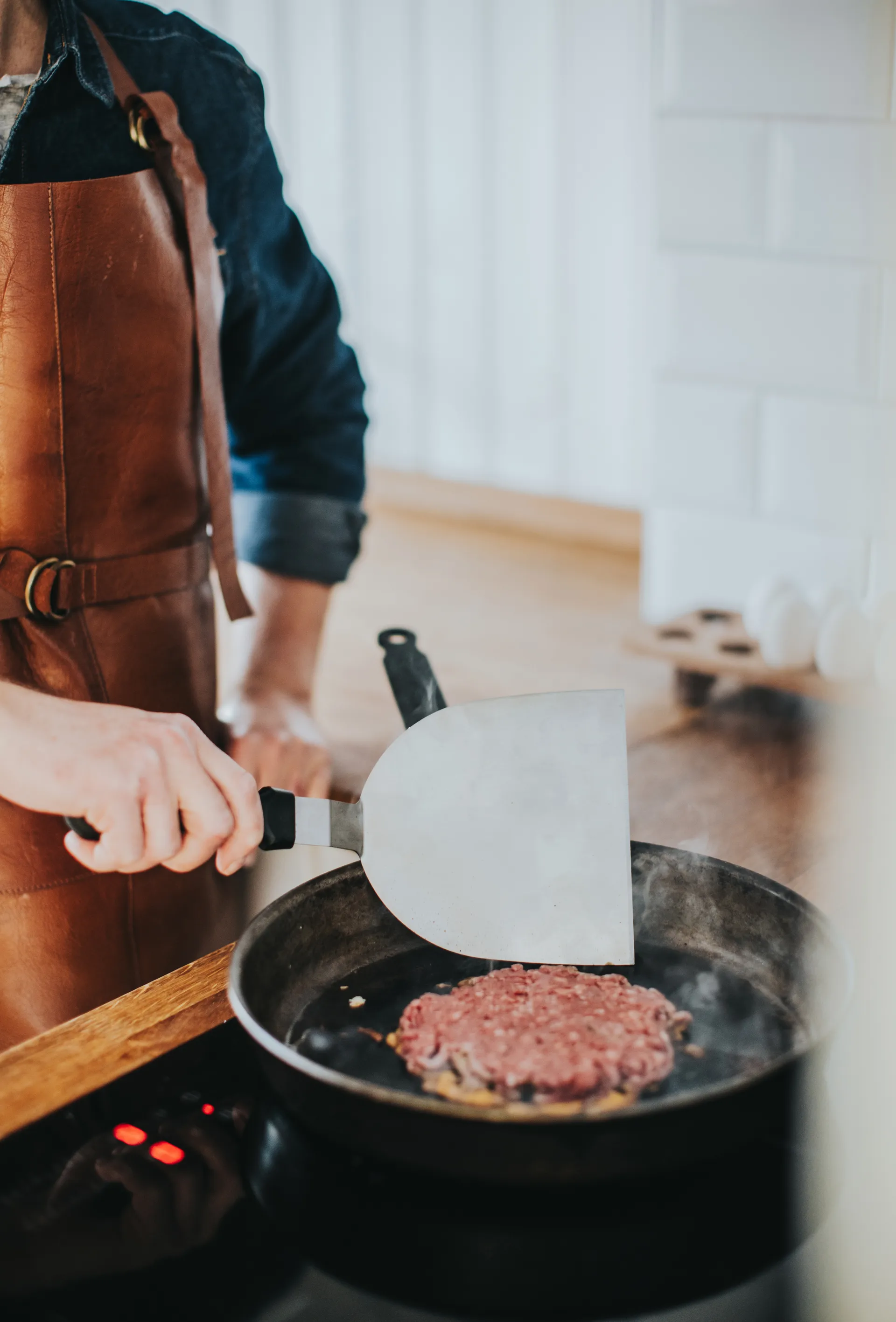 Espátula de acero inoxidable Sasha, Negro-XL Dorre