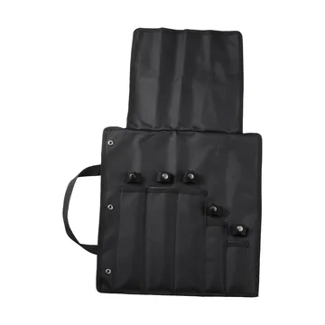 Funda para cuchillos Kadi - Nailon negro, 5 compartimentos para cuchillos - Dorre