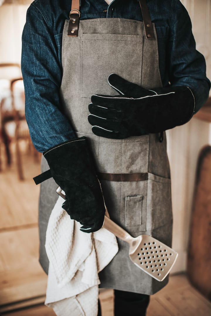 Guantes para barbacoa BBQ, Negro Dorre