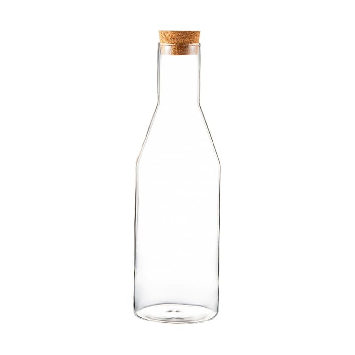 Jarra de vidrio con tapa de corcho Sunnanö 1 L, Vidrio-corcho Dorre