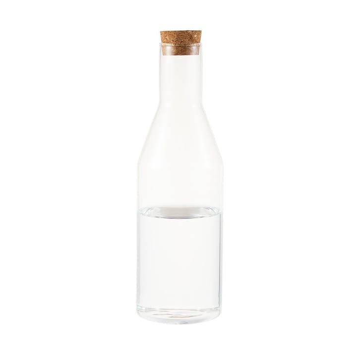 Jarra de vidrio con tapa de corcho Sunnanö 1 L, Vidrio-corcho Dorre