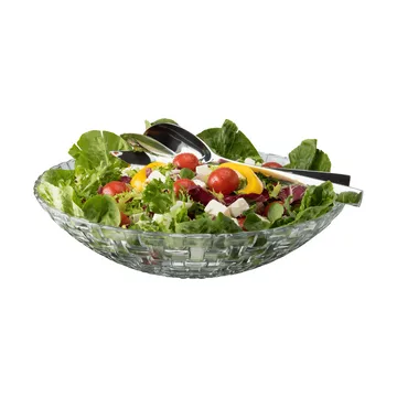 Juego de cuencos para ensalada Glitter - Vidrio-acero inoxidable, 3 piezas - Dorre