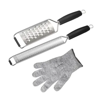 Juego de ralladores Rion - Acero inoxidable, 3 piezas - Dorre
