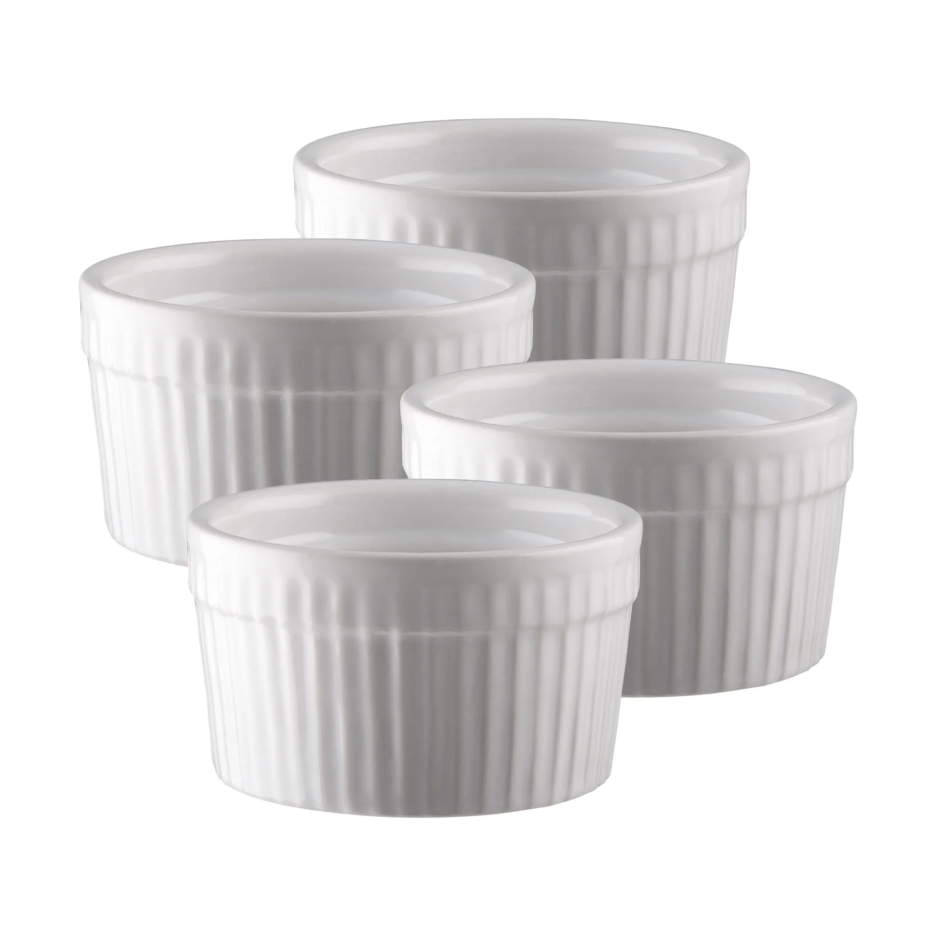 Juego para crème brûlée, Cerámica, 5 piezas Dorre