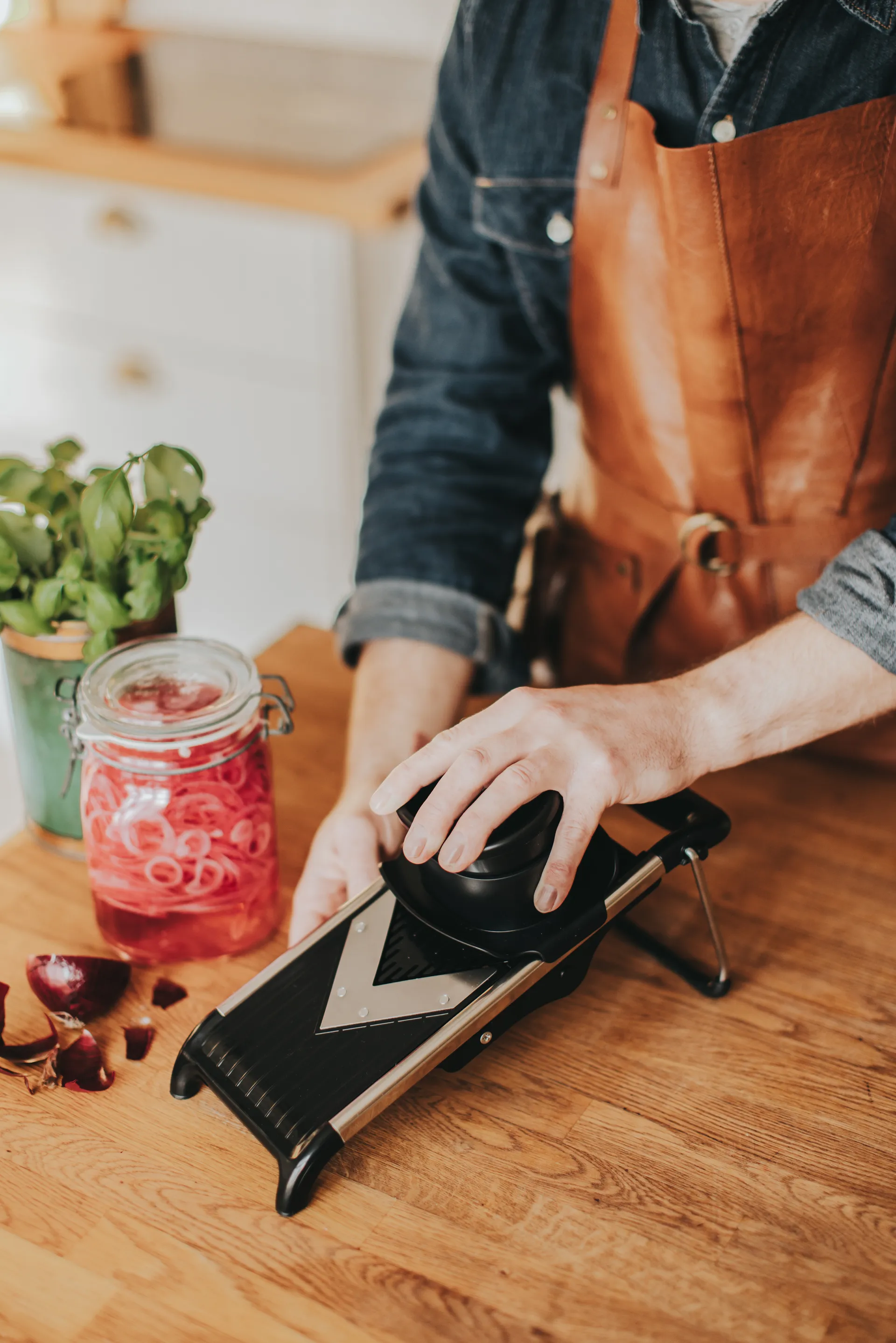 Mandolina con soporte Mara, 31,3 x 14,2 x 10,5 cm Dorre