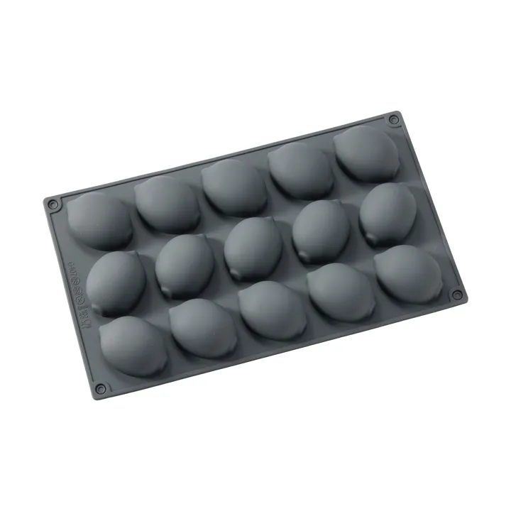 Molde para hornear Beck - Gris, limón, silicona, 15 piezas - Dorre