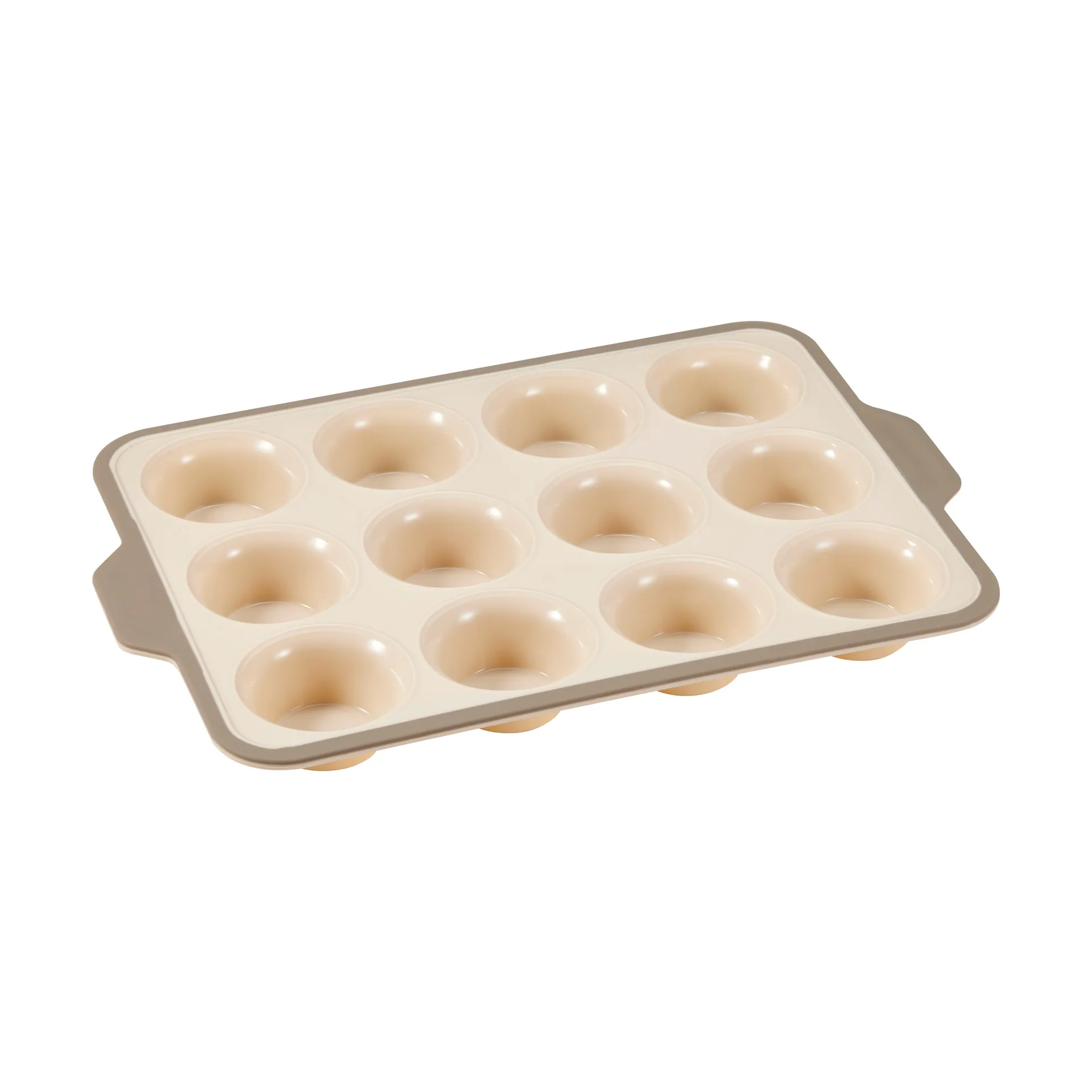 Molde para muffins Cookie 12 uds, Beige Dorre