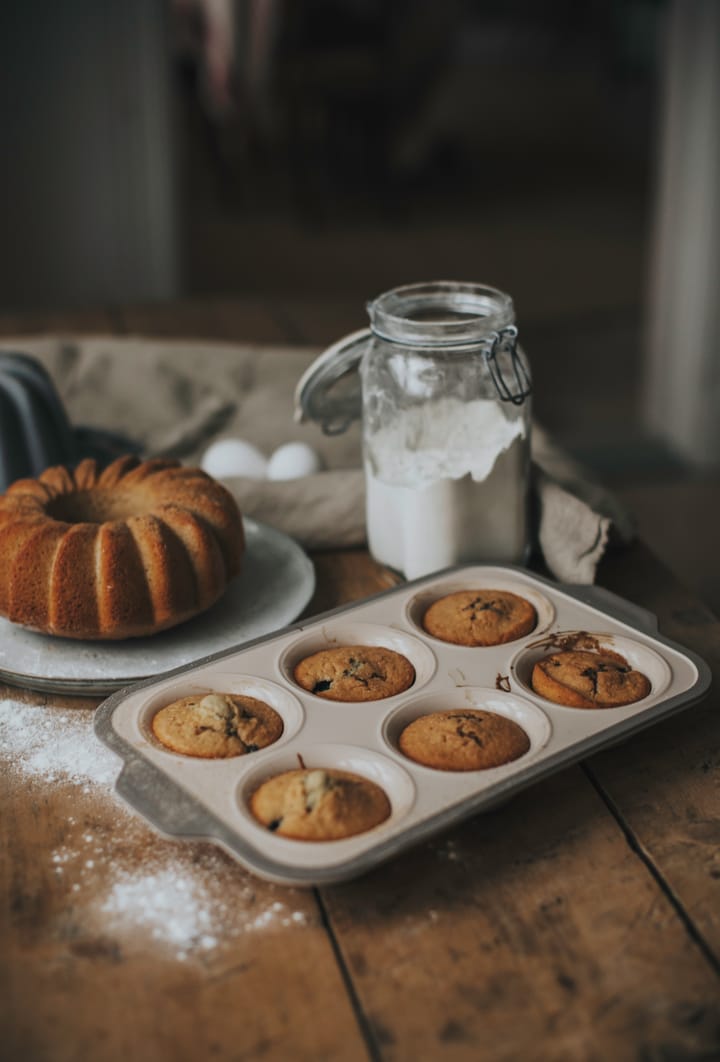 Molde para muffins Cookie 12 uds, Beige Dorre