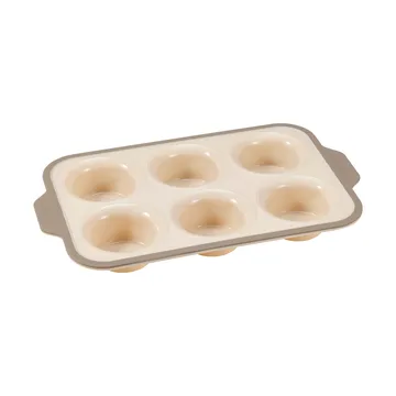 Molde para muffins Cookie 6 uds - Beige - Dorre