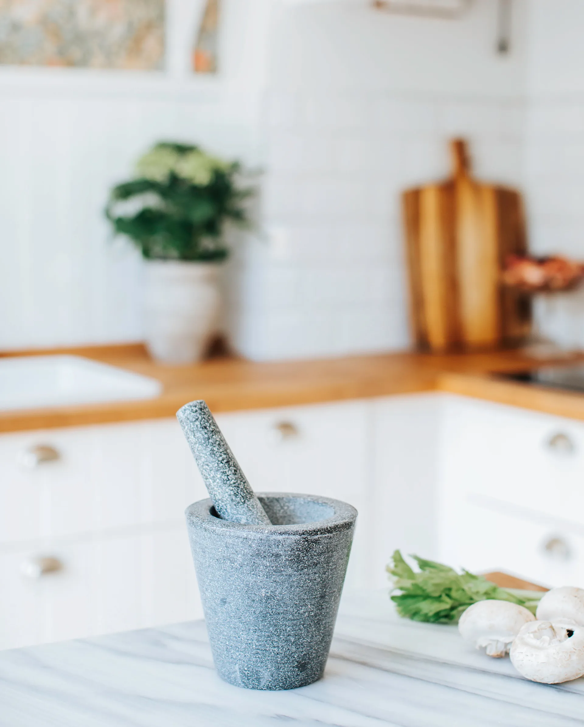 Mortero Boda Ø14 cm, granito Dorre