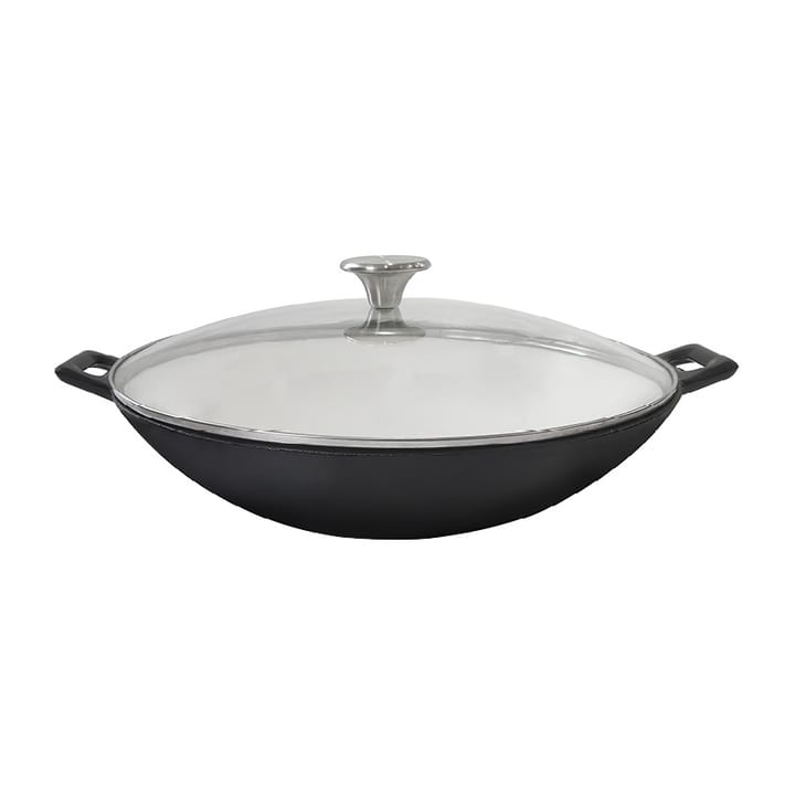 Olla grande con tapa de vidrio Betsy 3 L - Negro - Dorre