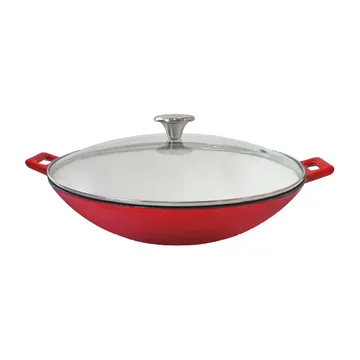 Olla grande con tapa de vidrio Betsy 3 L - Rojo - Dorre