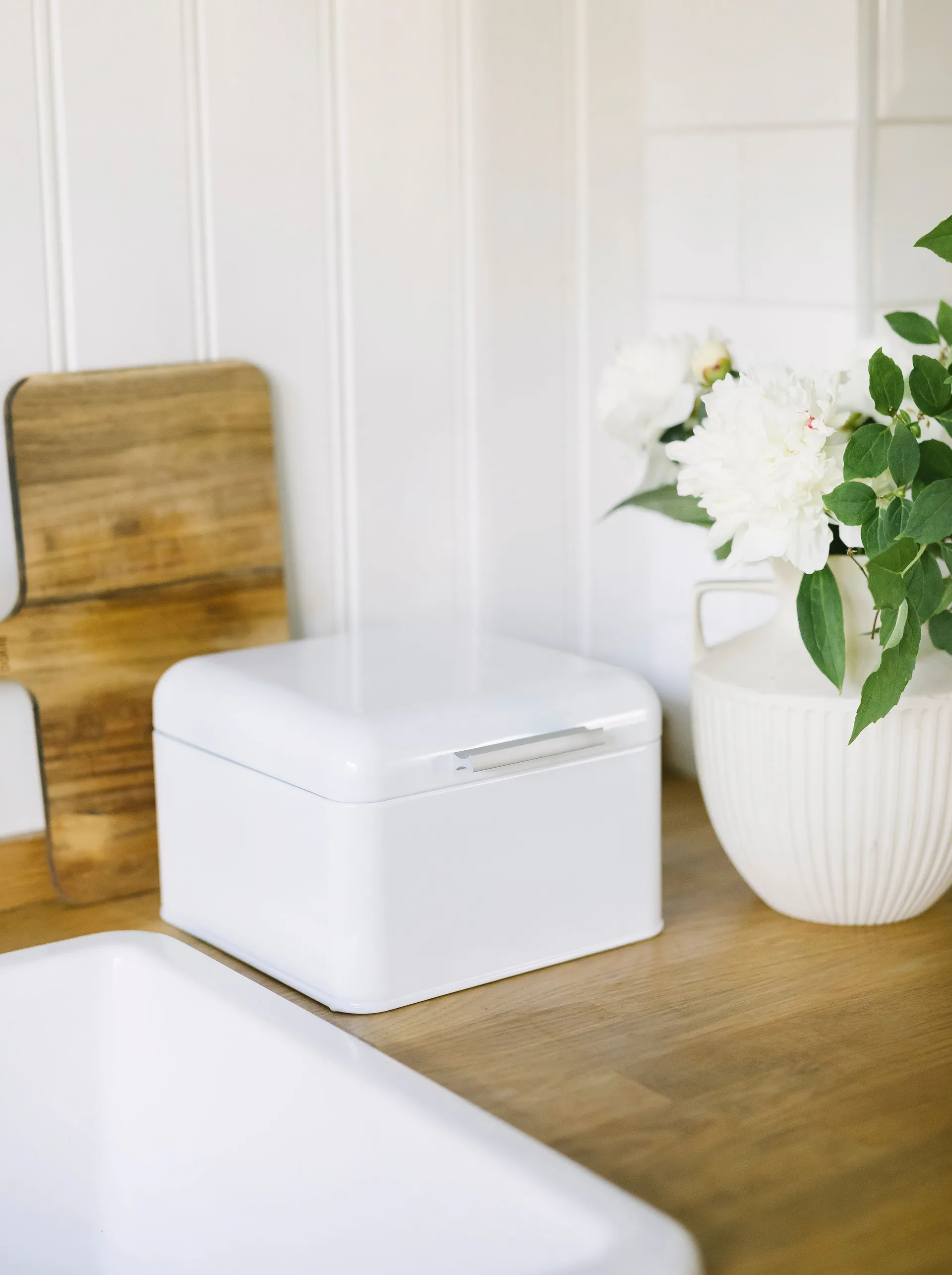 Panera Bella acero al carbono 20x20 cm, blanco Dorre