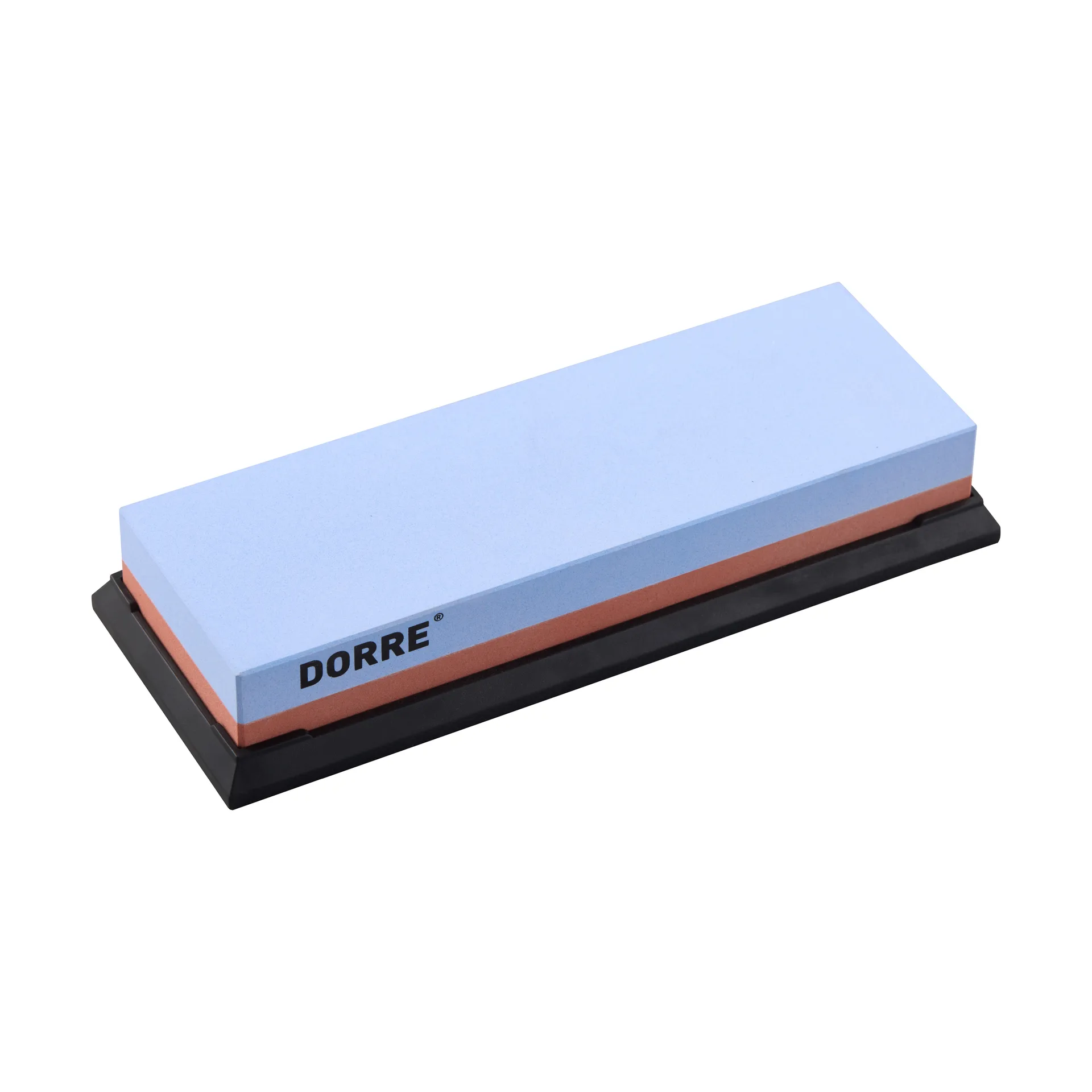 Piedra de afilar Suri con base de goma 18x6x3 cm, 240/1000 granos Dorre