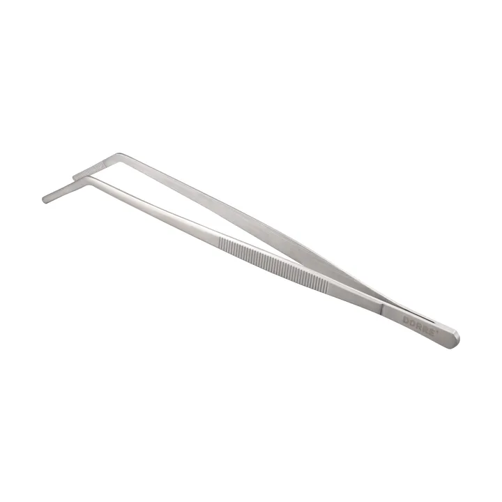 Pinzas para servir Miah, punta curvada 24x2,5 cm - Acero inoxidable - Dorre
