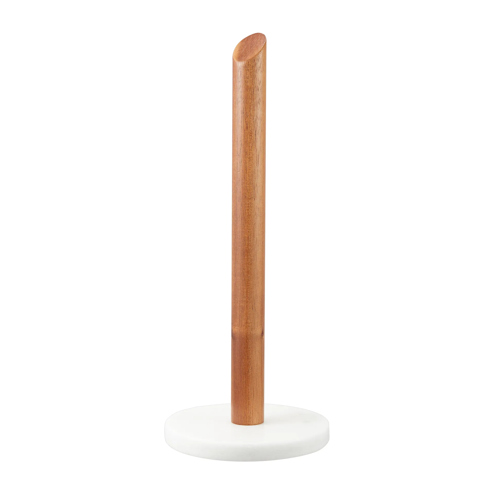 Portarrollos de papel cocina Penny 32 cm, madera-mármol Dorre