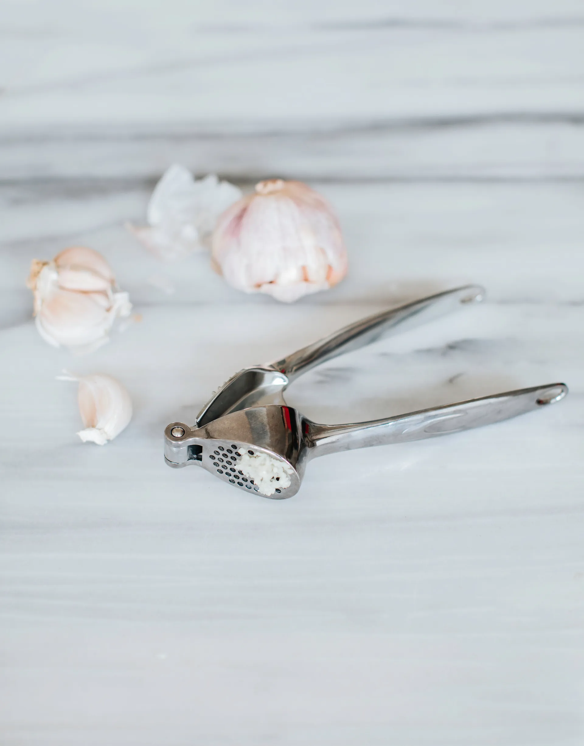 Prensa ajos Via 18 cm, Zinc Dorre