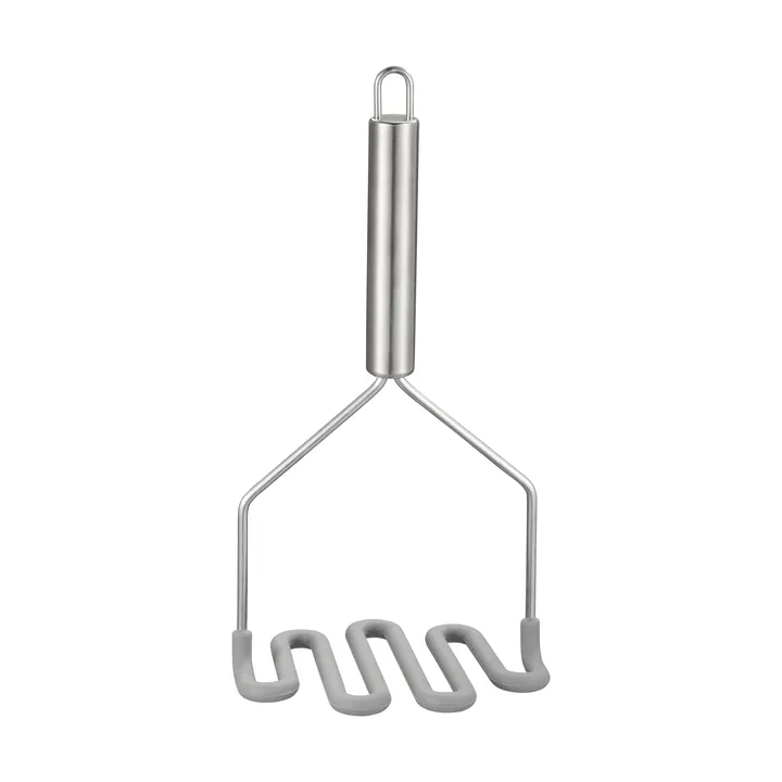Prensador de patatas Pam - Acero inoxidable, silicona, 24 × 12 × 9 cm - Dorre