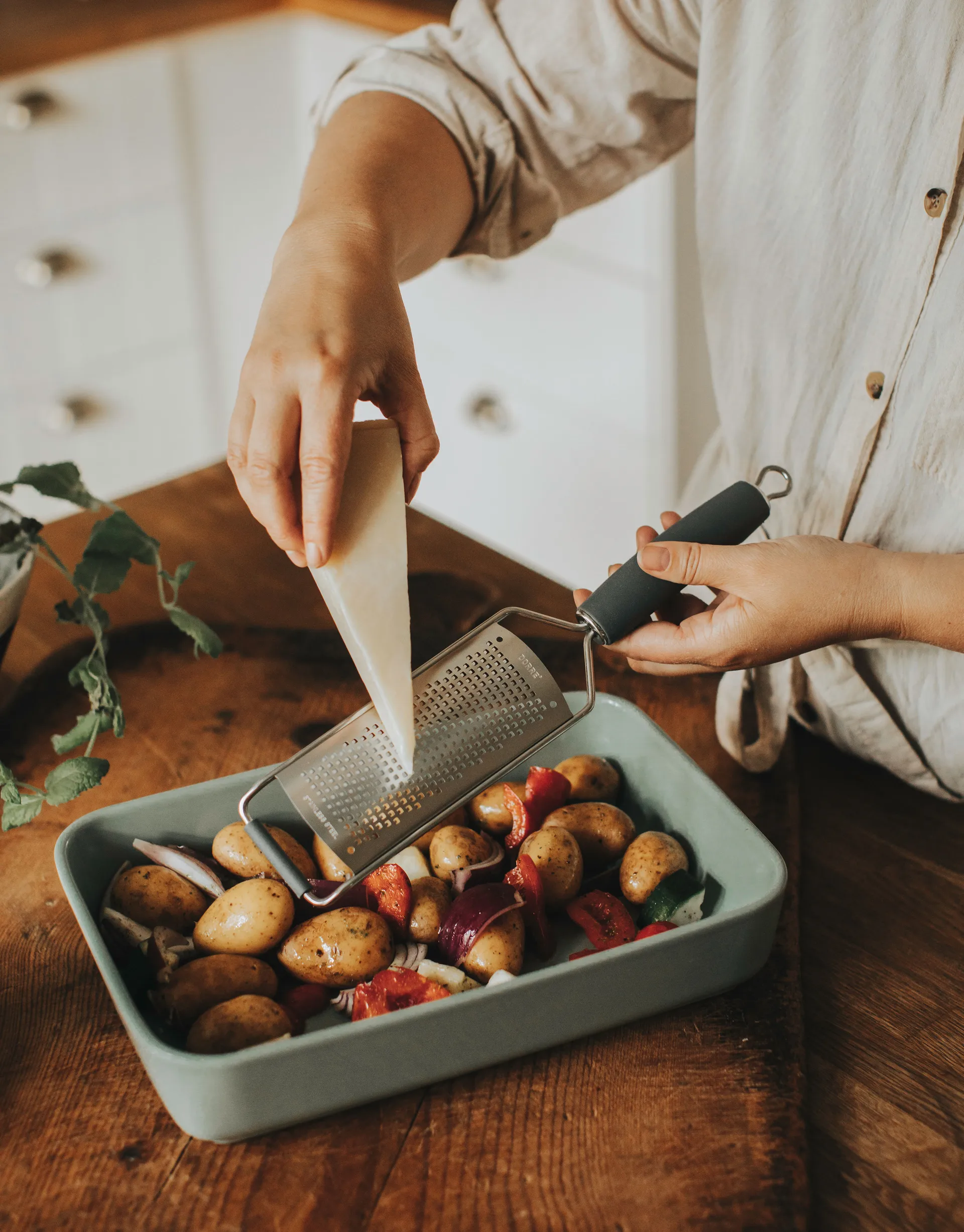 Rallador Zoya 33,2 cm, Gris Dorre