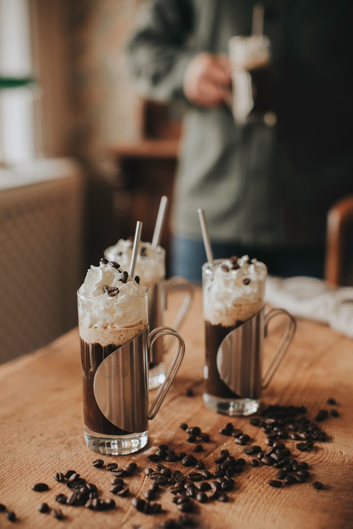 Set Darry irish coffee, vidrio-acero inoxidable Dorre