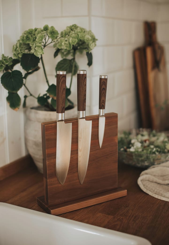 Set de 3 cuchillos de cocina Yari, acero inoxidable Dorre