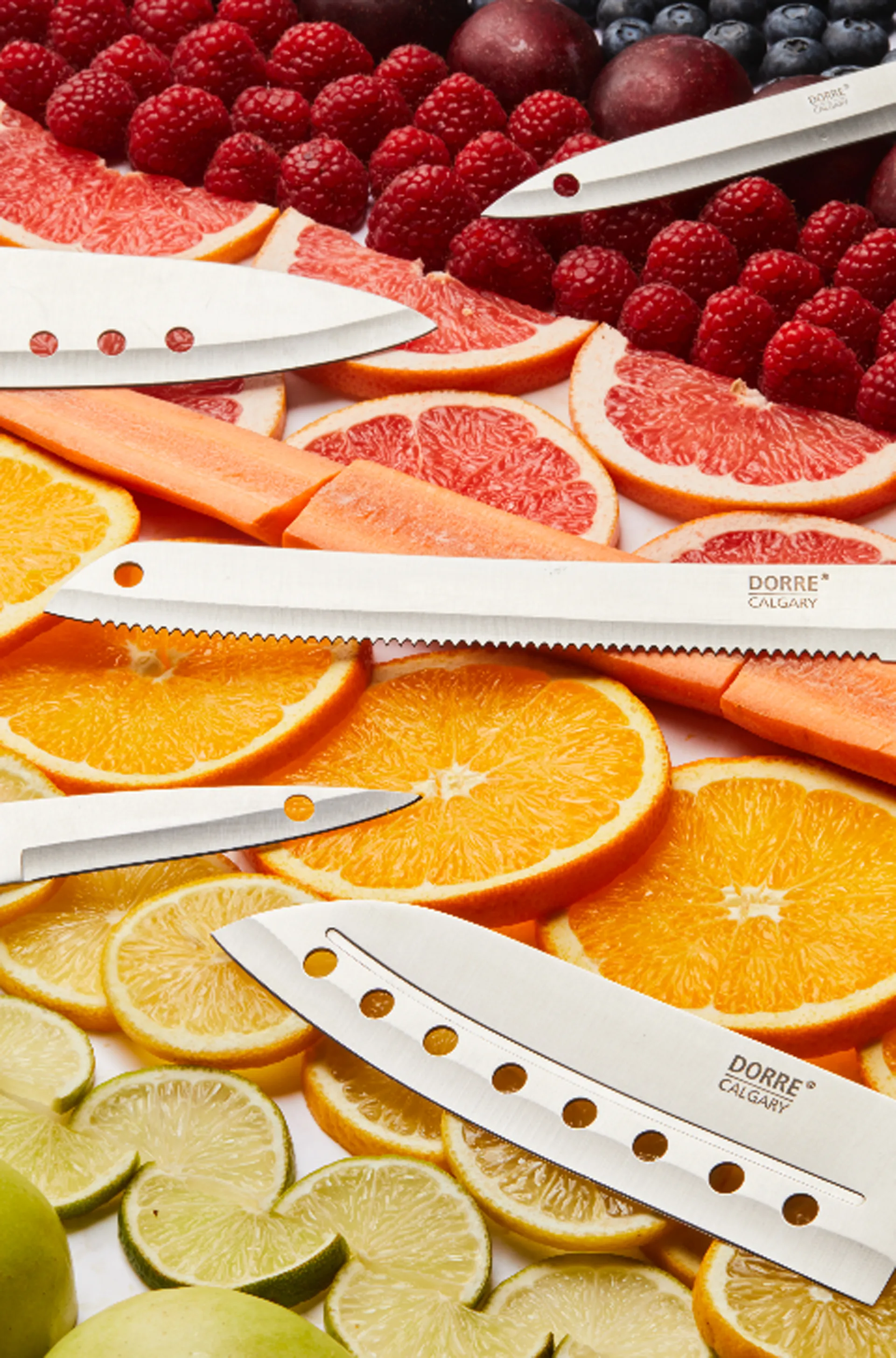 Set de cuchillos Calgary 5 piezas, acero inoxidable Dorre