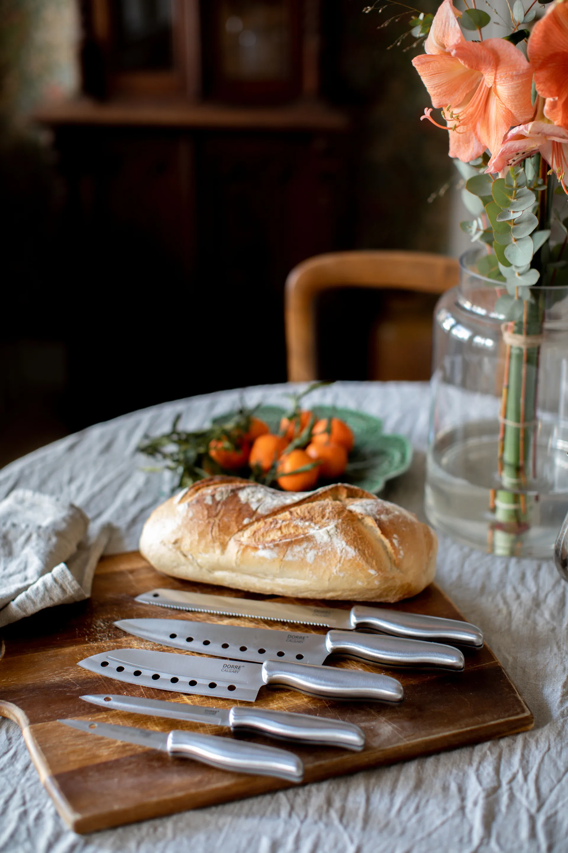 Set de cuchillos Calgary 5 piezas, acero inoxidable Dorre