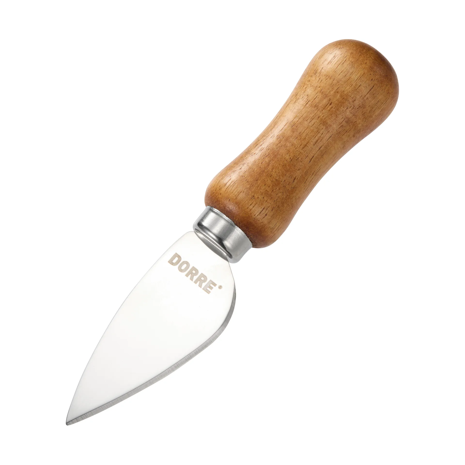 Set de cuchillos para queso Olva, Madera de acacia, acero inoxidable, 3 piezas, 13 cm Dorre