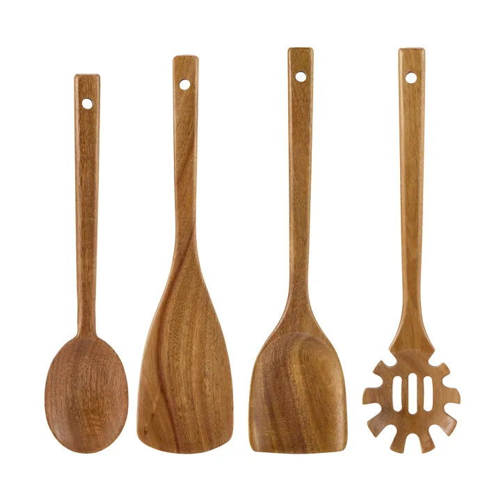Set de utensilios Rey - Acacia, 4 piezas - Dorre
