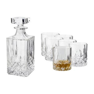 Set de whisky Vide, botella y 6 vasos de whisky - cristal - Dorre