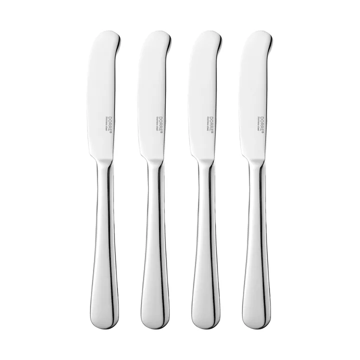 Sheli cuchillo para mantequilla - Acero inoxidable, 4-pack, 16,2 cm - Dorre