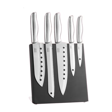Soporte para cuchillos Hugo 20x23 cm - negro - Dorre