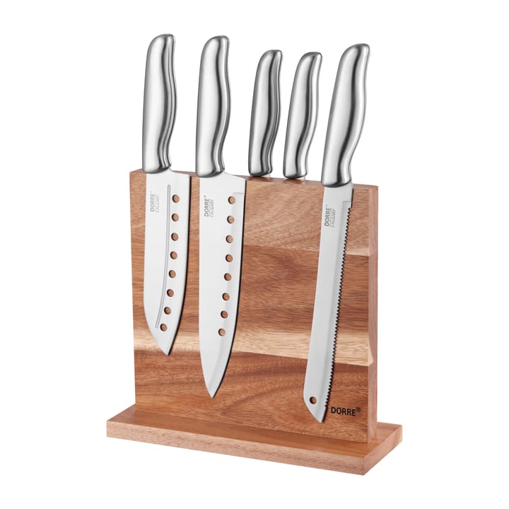 Soporte para cuchillos Kaya 22x22 cm - acacia - Dorre