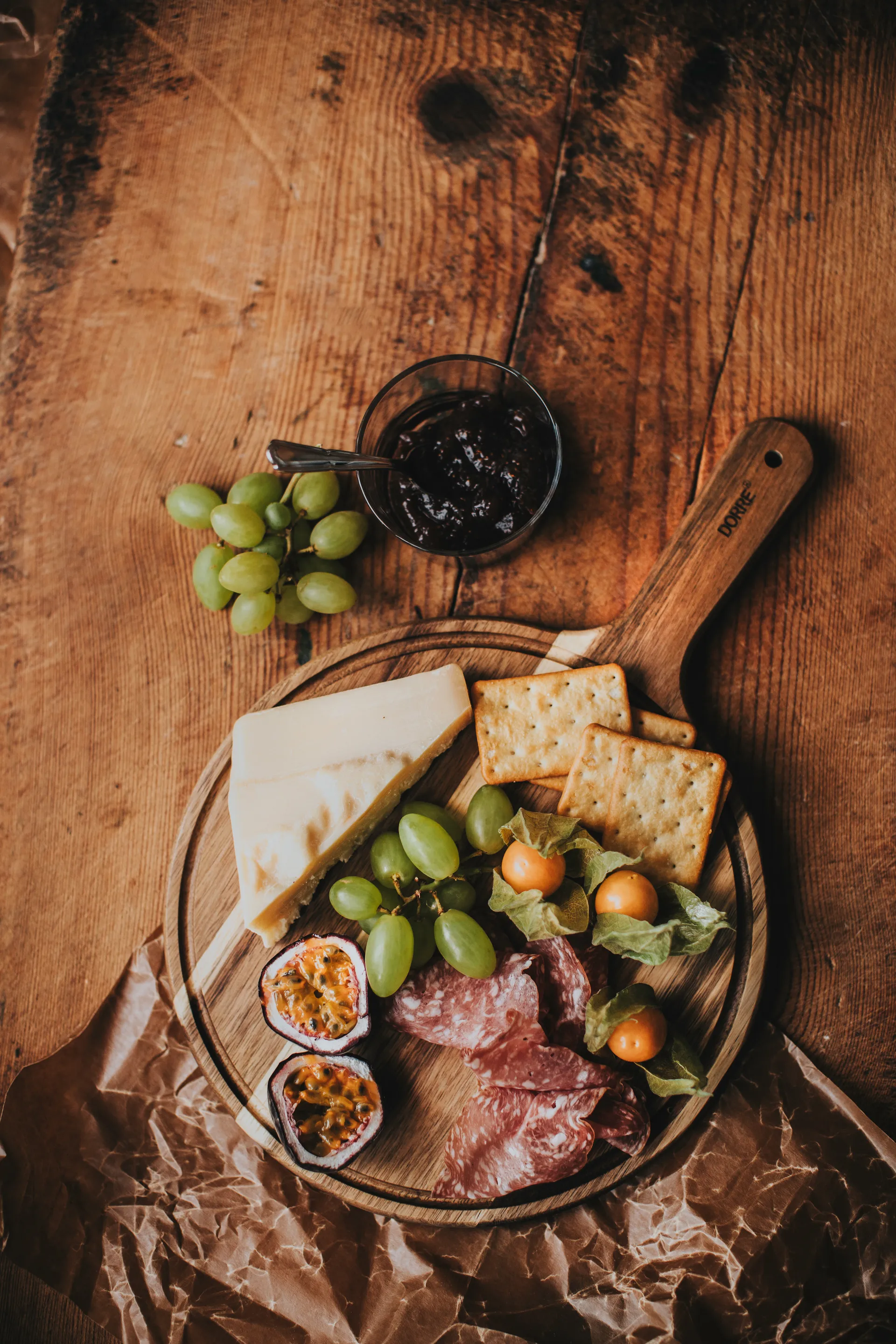 Tabla de servir Ulli Ø30,5 cm, Natur Dorre