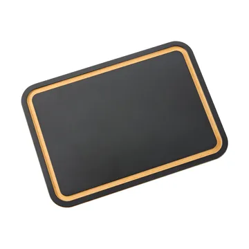 Tabla para cortar Sami, de fibra de madera prensada - Negro, 29,8 x 21,5 cm - Dorre