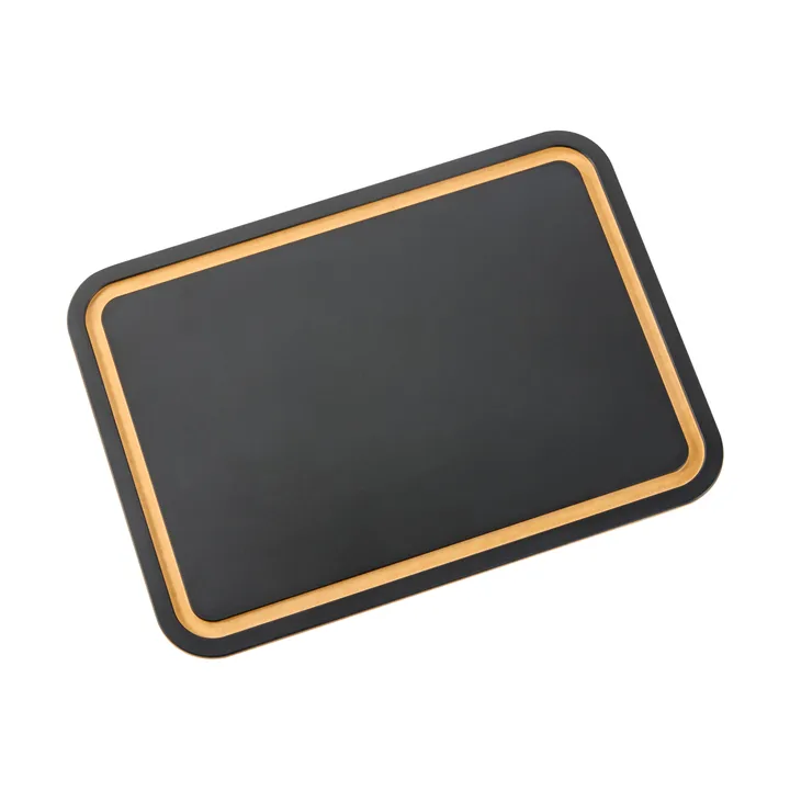 Tabla para cortar Sami, de fibra de madera prensada - Negro, 29,8 x 21,5 cm - Dorre