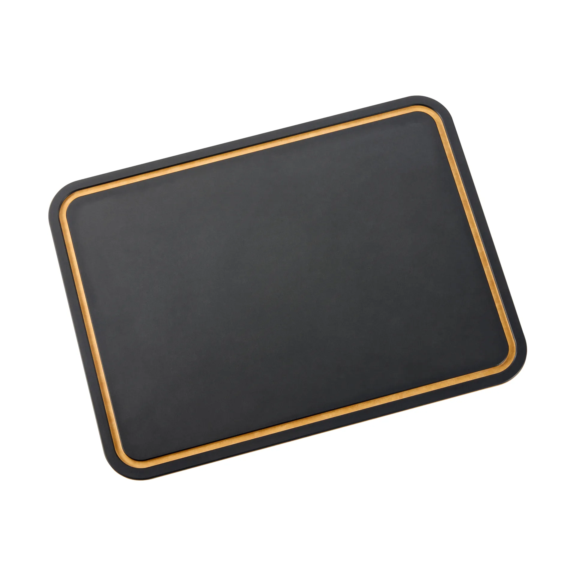 Tabla para cortar Sami, de fibra de madera prensada, Negro, 37 x 27,5 cm Dorre