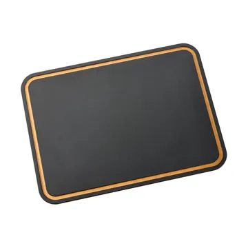 Tabla para cortar Sami, de fibra de madera prensada - Negro, 44×32,5 cm - Dorre