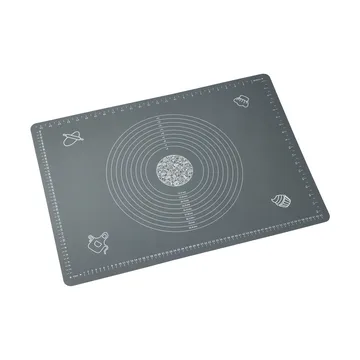 Tapete de horneado Cookie - Gris, XL, silicona, 50 × 70 cm - Dorre