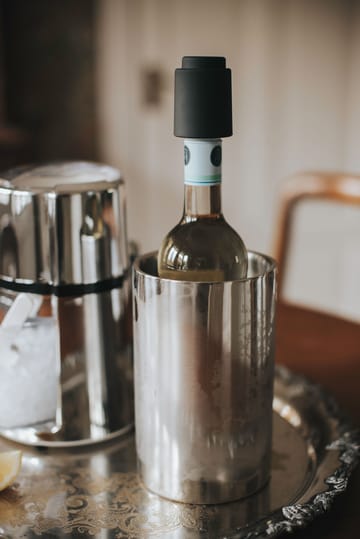 Tapón botella de vino Pump it - plata - Dorre