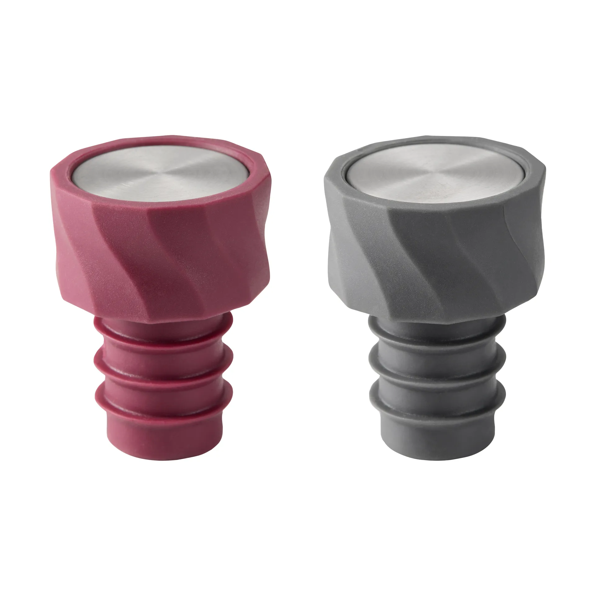 Tapones de vino Vivi  4,5 cm, 2-pack, Negro-burdeos Dorre