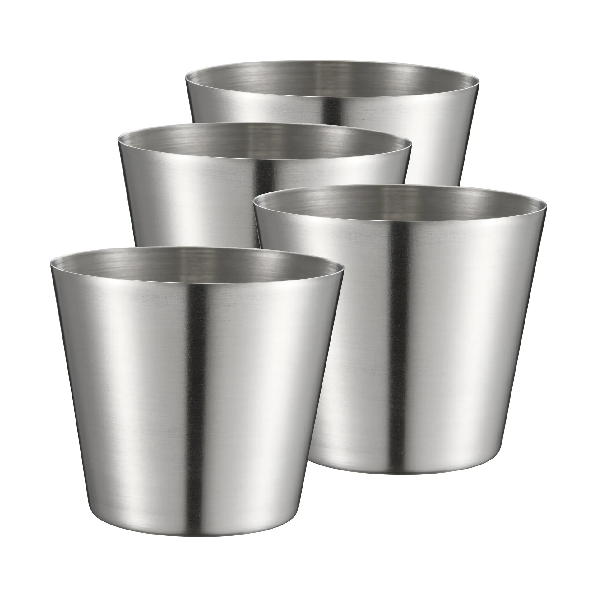 Taza para patatas fritas/servir Peg, Acero inoxidable, 4 unidades, Ø 9,5 cm Dorre