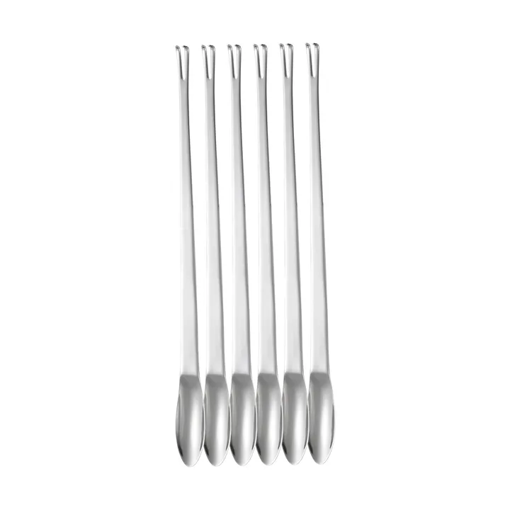 Tenedor para marisco Classic - Acero inoxidable, 6 unidades, 24,5 cm - Dorre