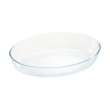 Urit fuente para horno - Vajilla de cristal ovalada, 35x24 cm - Dorre