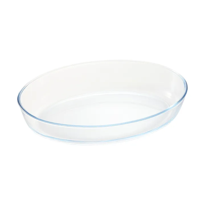 Urit fuente para horno - Vajilla de cristal ovalada, 35x24 cm - Dorre